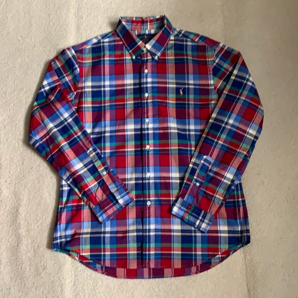 Ralph Lauren Plaid Button Down Shirt